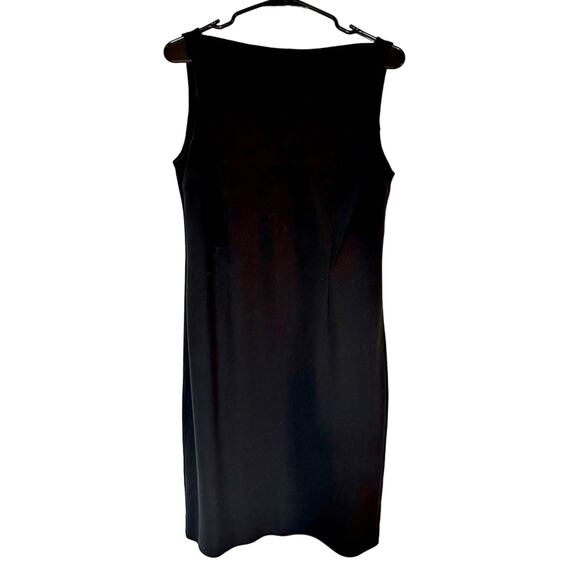 Josephine Chaus Essentials‎ Little Black Classic Sheath Dress Size 6 - Picture 1 of 6